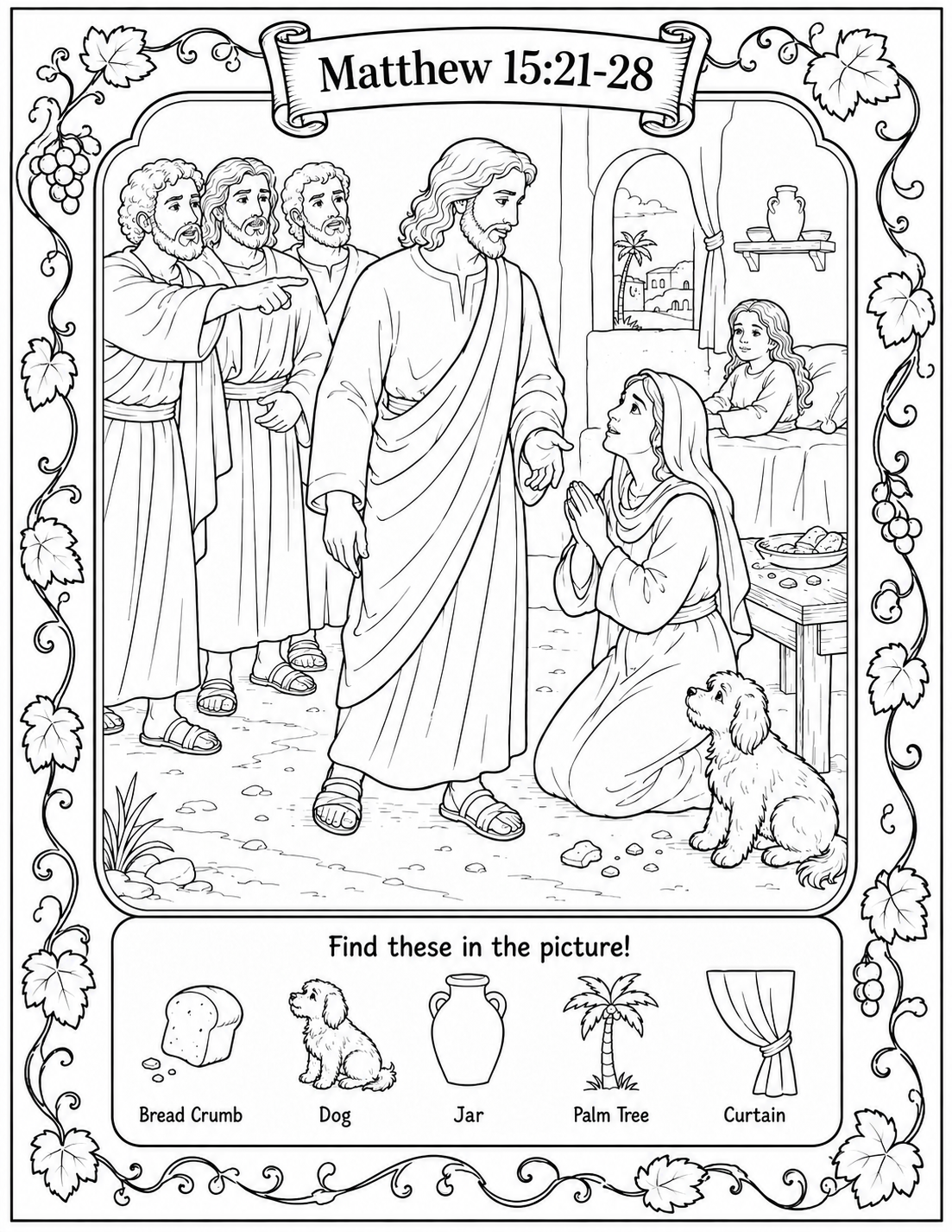 Matthew 15:21-28 Twentieth Sunday in Ordinary Time — Matthew 15:21-28